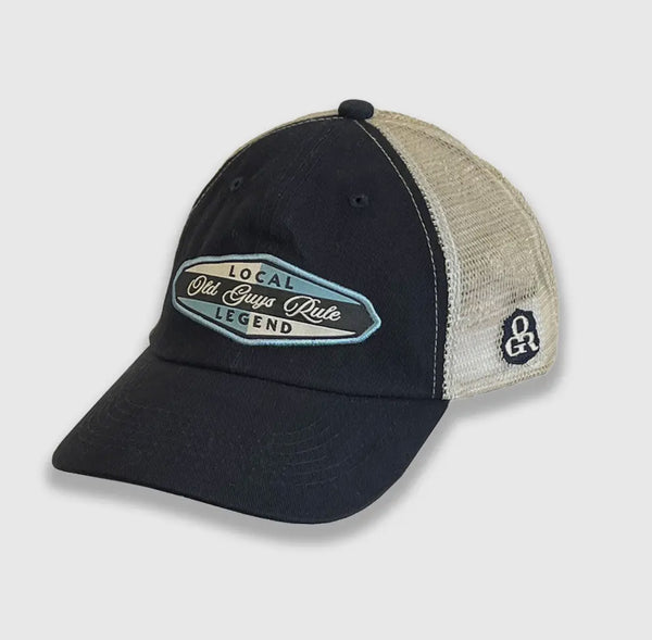 Old guys rule local legend trucker hat