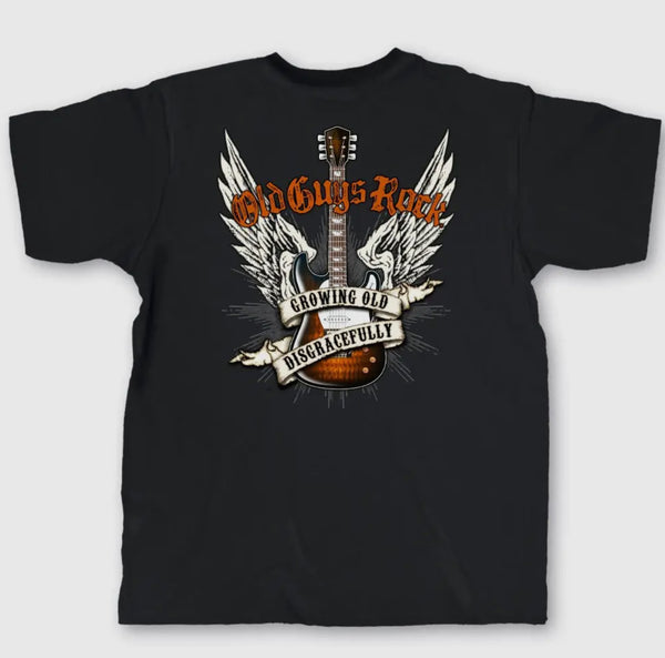 Old guys rule Old guys rock tee black