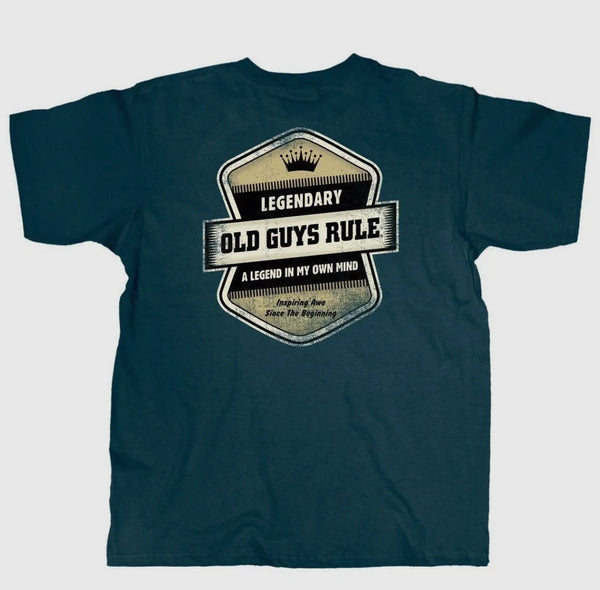 Old guys rule Legendary badge harbor blue
