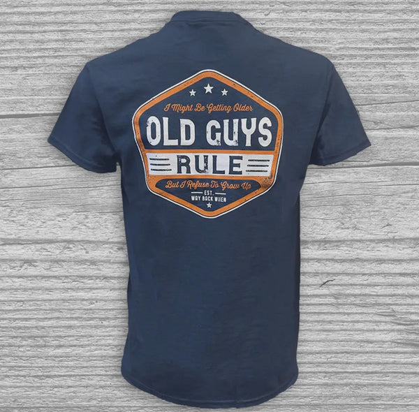 Old guys rule Getting older blue dusk