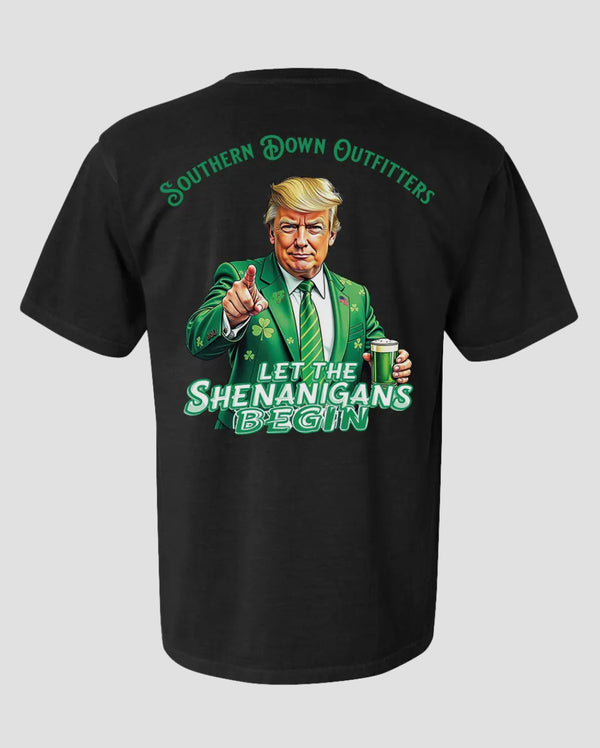 Southern down outfitters Shenanigans tee