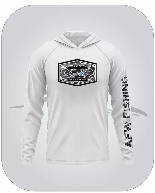 American flyway fishing shirt white
