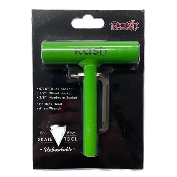 Rush metal skate, tool, neon green