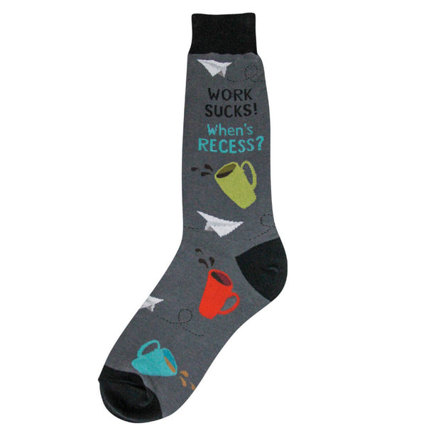 Foot traffic work sucks socks