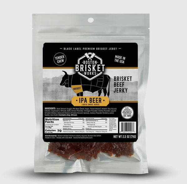 Boston brisket works IPA beer