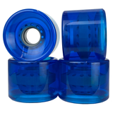 Clear blue wheels 65mm 78a