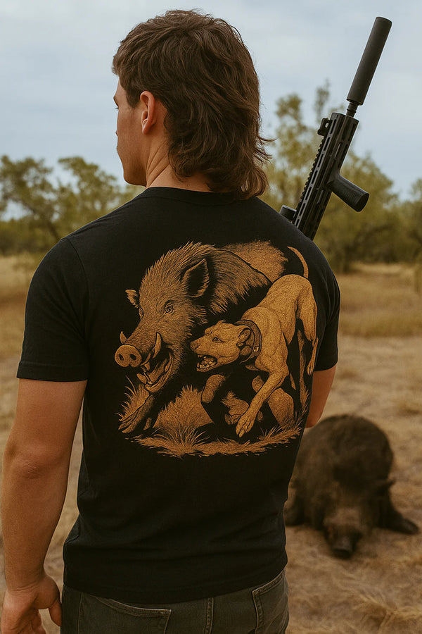 Swamp cracker Southern Houndsman Cur Dog Hog Shirt