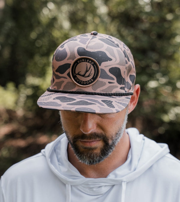 Burlebo ANTLER PATCH - GAUGE CAMO hat