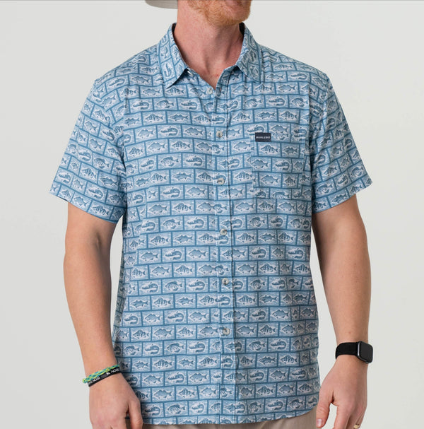 Burlebo performance button up anglers choice