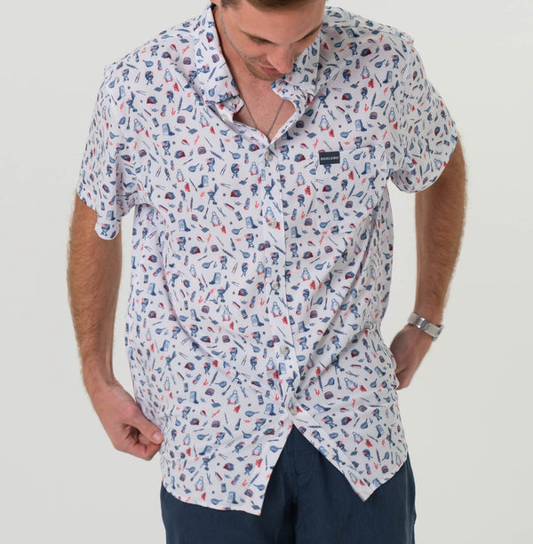 Burlebo performance button down grill master