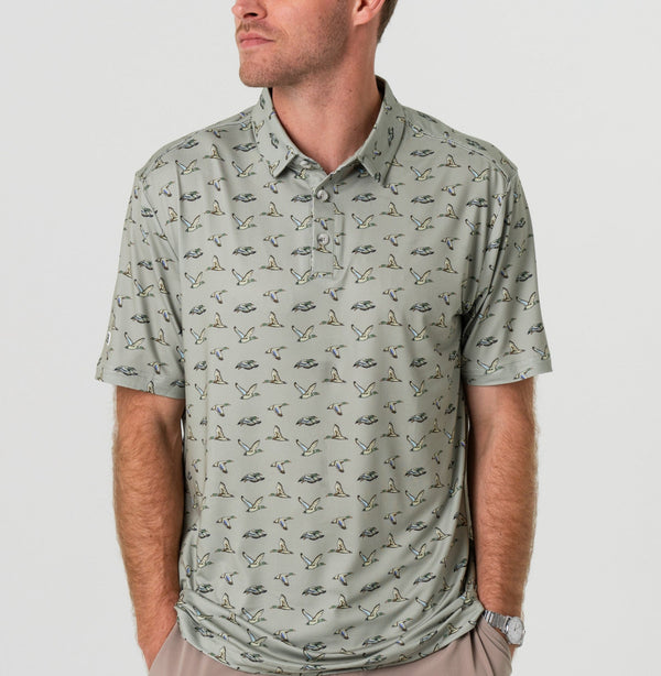Burlebo performance polo flying ducks green