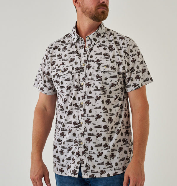 Burlebo performance western shirt cowboy country