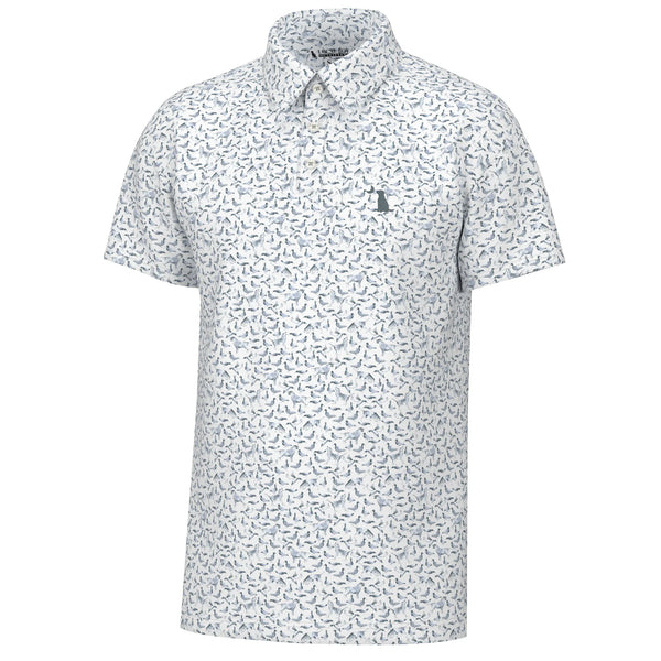 Local Boy Dirty Myrtle Polo, Duck Dog, White