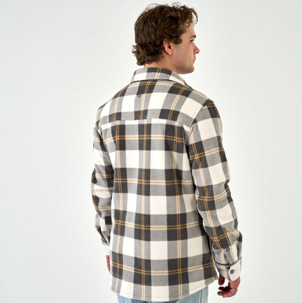 Burlebo Shacket Coyote Plaid