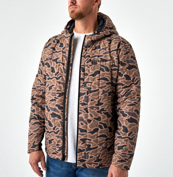 Burlebo Puffer Jacket Gauge Camo