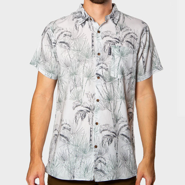 Flomotion The Palms Woven Button Up