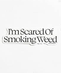 JACUZZI SCARED WEED STICKER