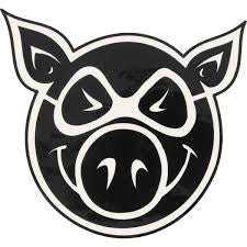 PIG HEAD MED DECAL