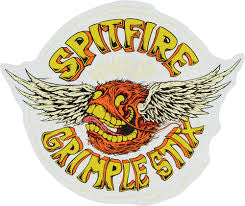 SF FLYING GRIMPLE LG DECAL ORG/YEL