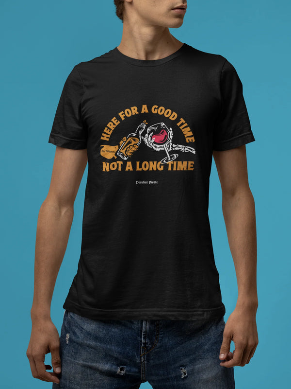 Peculiar Pirate Here for a Good Time Tee