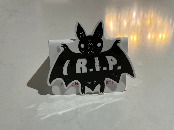 Brand X RIP Bat Sticker