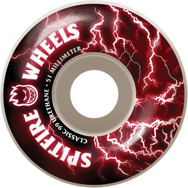 SPITFIRE FIREBOLT 51MM 99A WHT/RED