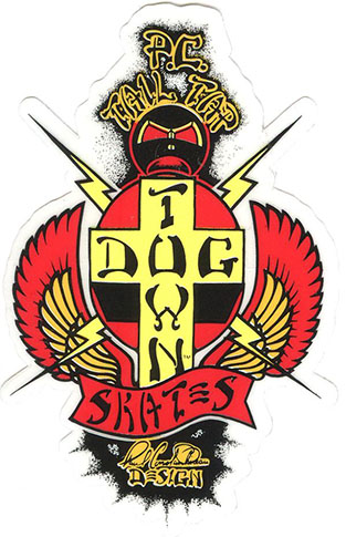 DOGTOWN OG PC TAIL TAP 4" STICKER