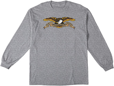 ANTI-HERO EAGLE GREY HEATHER BLACK LS