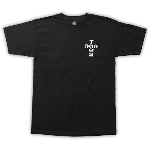 DOGTOWN CROSS LOGO RASTA BLACK SS