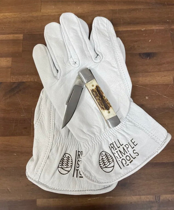 Rill Simple Buck Shot Ranch Hand Folding Knife