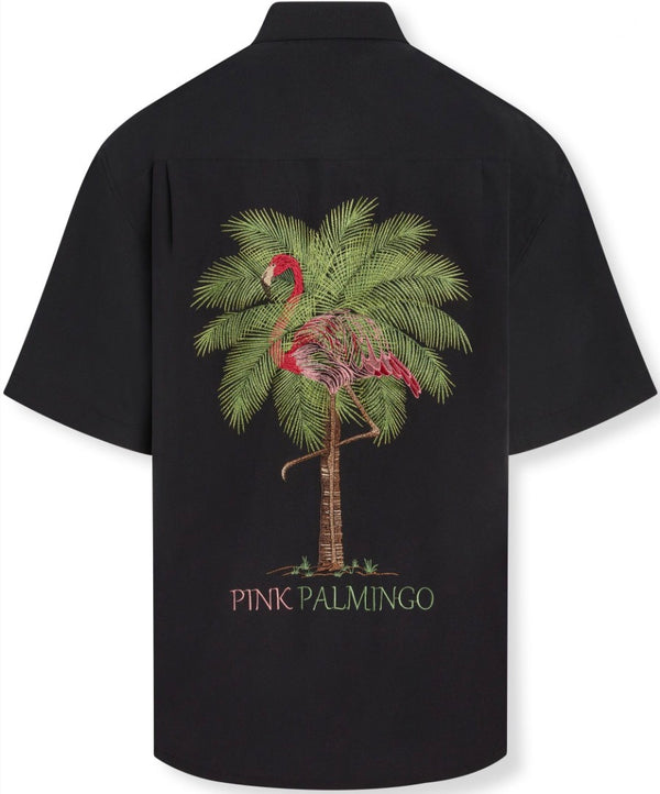 Bamboo Cay Pink Palmingo Black