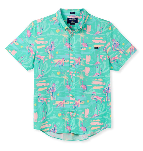 Chubbies The Single & Ready To Flamingle Performance Friday Shirt