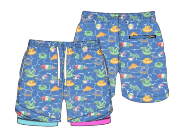 Chubbies The Cannonball Crews 5.5 Classic Lined Swim Trunk