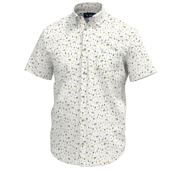 Local Boy Lowcountry Button Down Tropical Tuna