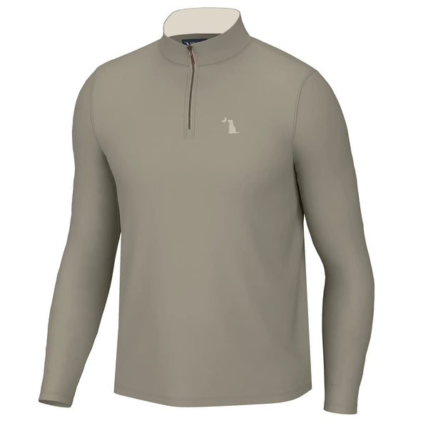 Local Boy Bentley Quarter Zip Greige