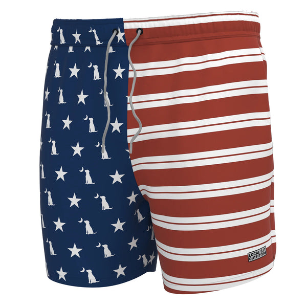 Local Boy Bayview Swim Trunks- American Local