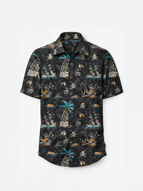 Haggard Pirate High & Dry Button Up