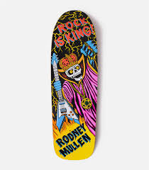 WORLD INDUSTRIES MULLEN ROCK IS KING DECK-10.1 BLK EX7