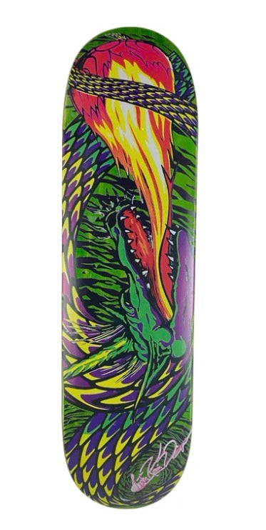 Tracker Lester Kasai Fireball Popsicle Shaped Deck 8.25