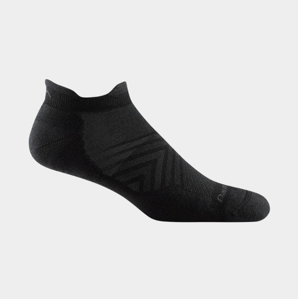 Darn Tough Men's Run No Show Tab Cushioned Ultra-Lightweight Running Socks Black