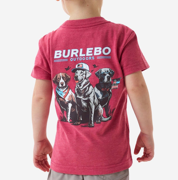 Burlebo Youth SS American Dogs Graphic Tee