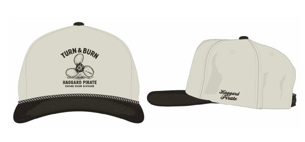 Turn & Burn SnapBack - Natural/Black