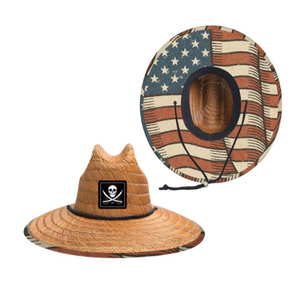Haggard Pirate American Straw Hat
