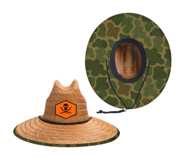 Haggard Pirate Frogman Straw Hat