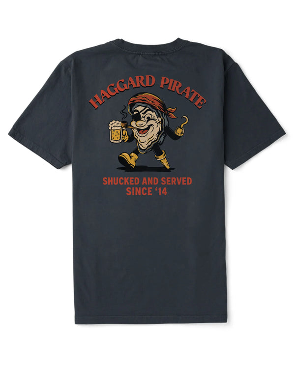 Haggard Pirate Shucked Tee - Petrol Blue