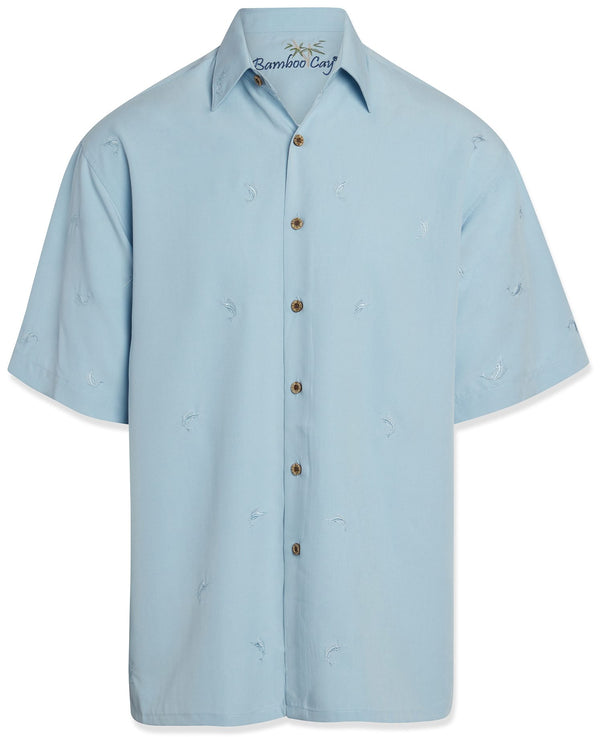 Bamboo Cay All Over Sailfish Embroidered Shirt