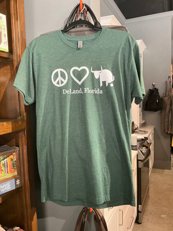 DeLand Apparel Company Peace Love Bullsh*t Tee