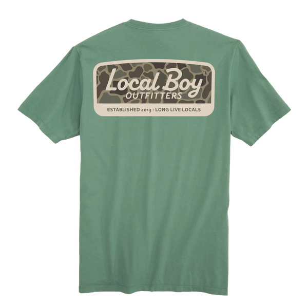 Local Boy Youth Brush Camo Mark T-Shirt