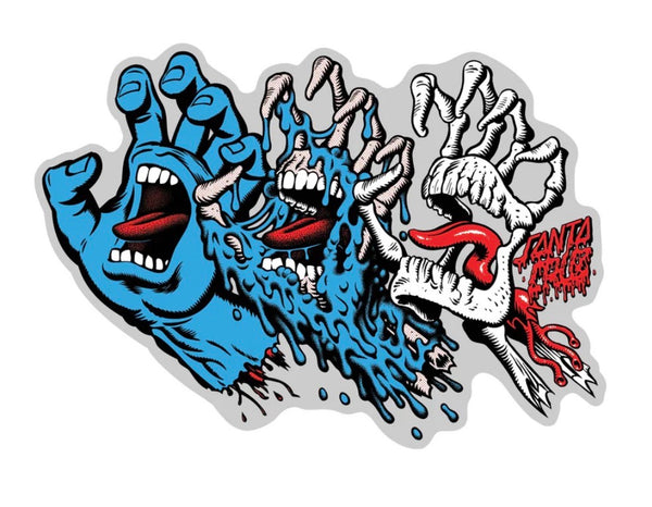 Evolve Hand 6in Santa Cruz Sticker