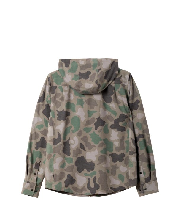 Dark Seas Albright Long Sleeve Shirt UV Woven Duck Camo